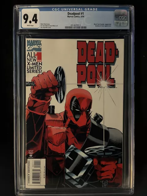 Deadpool #1 (Marvel Comics August 1994) CGC 9.4