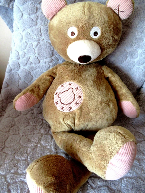 doudou peluche ajena ours vintage  64cm ttbon état