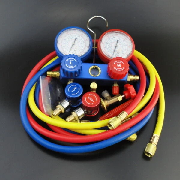 NEW AC REFRIGERATION Kit A/C Manifold Gauge Set Air R12 R22 R134a 410a