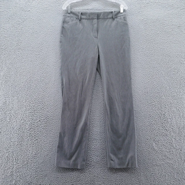 CHICOS WOMENS SO Slimming Sophia Straight Leg Pants .5 Size 6 Gray