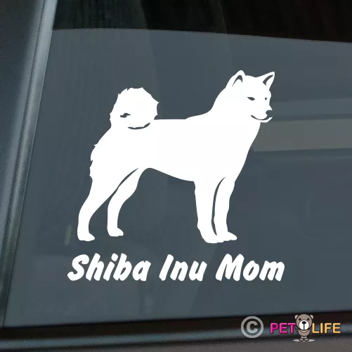 Shiba Inu Mom Sticker Die Cut Vinyl - japanese ken