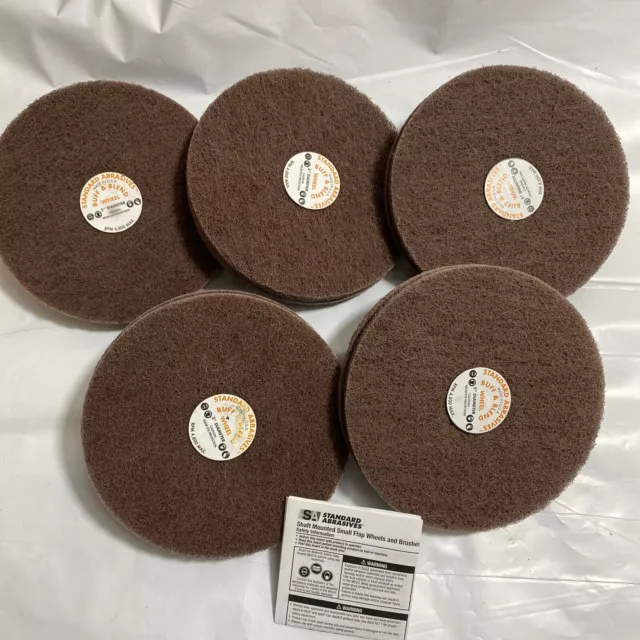 5 Standard Abrasives Buff and Blend GP Wheel 880915, 5 in x 2 Ply x 1/4 in