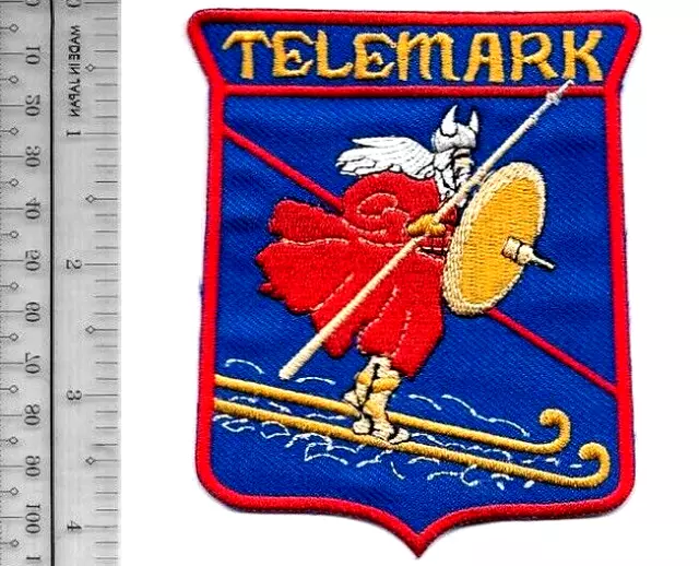 Vintage Skiing Wisconsin Telemark Ski Resort Cable, WI  Promo Patch vel hooks