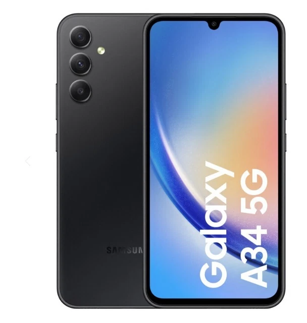 SAMSUNG GALAXY A34 5G 128 GB Awesome Graphite Dual SIM 2862708 EUR 349 ...
