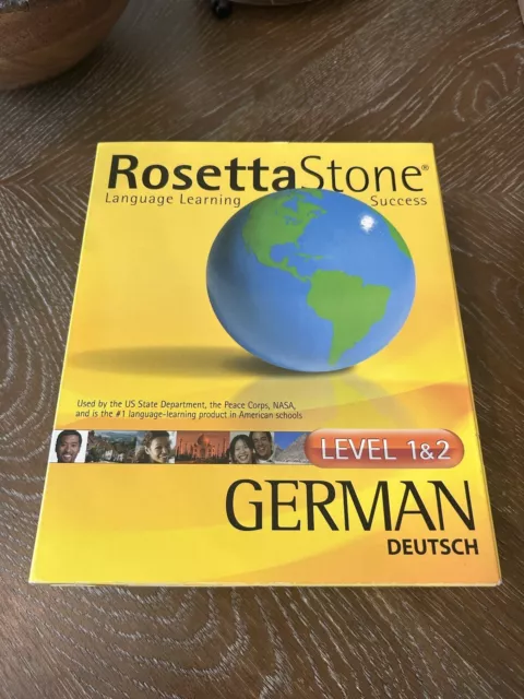 Rosetta Stone German Level 1 And 2, for PC, Mac