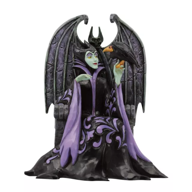 Disney Jim Shore 2024 Sleeping Beauty Villain 65th Maleficent on Throne Figurine