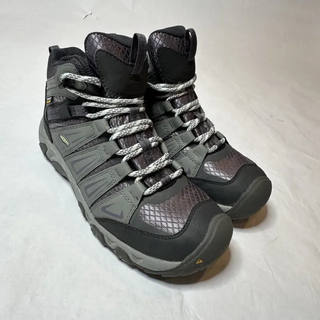 Keen Oakridge Waterproof Hiking Shoe Boot Mid Gray Purple 1015356 Womens 7