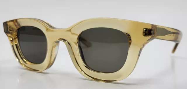 Thierry Lasry + Rhude Rhodeo 656 Crystal Brown with Green Lenses Sunglasses