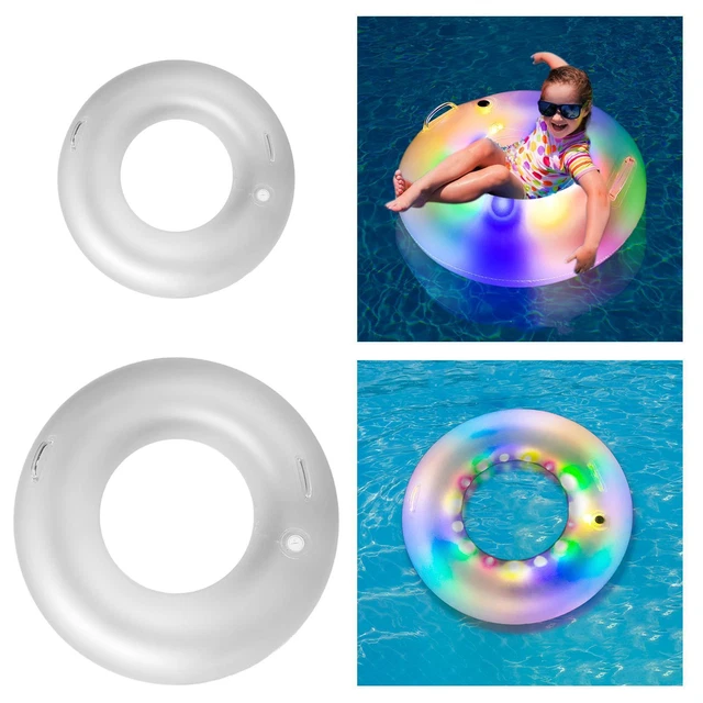 Éclairage Solaire Pour Piscine Editbar - Lampe Gonflable 16 Couleurs Avec Télécommande Et Pompe à Air
