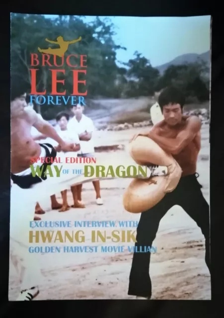 SEPTEMBER SALE Bruce Lee "way of the Dragon poster magazine