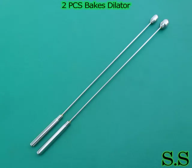 Two Pcs Bakes Rosebud Urethral Sounds 11MM & 12MM