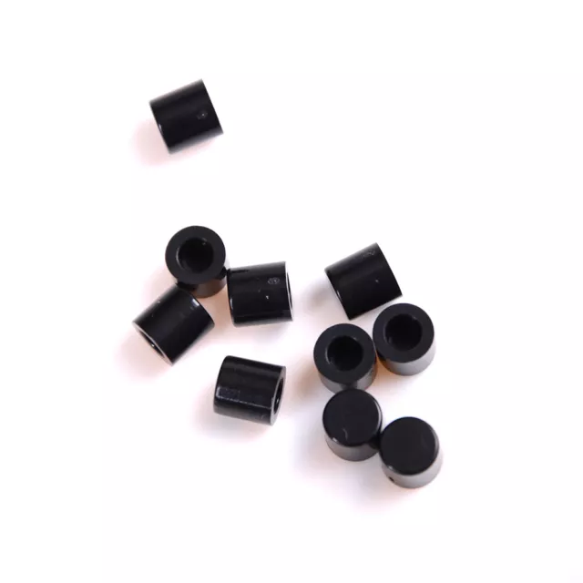 50Pcs Push-botton Cap for 6x6mm Momentary Tactile Switches Key Caps Black*O.FY
