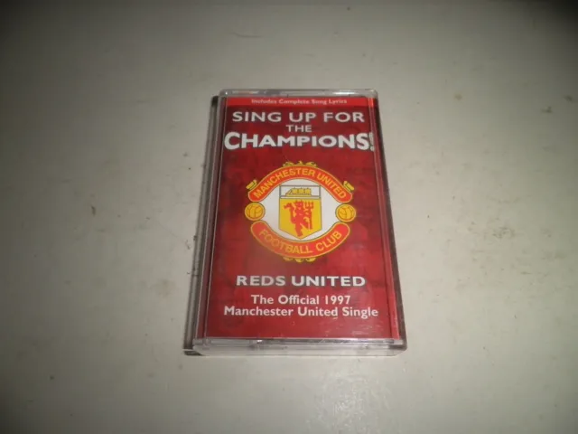Man Utd  Manchester United sing up the champions  Tape Cassette Single