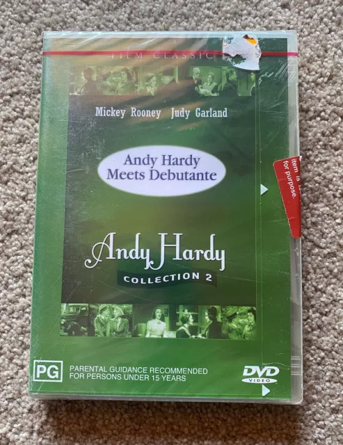 Andy Hardy Meets Debutante Collection 2 (DVD, 1940) - Region 4 Brand New Sealed