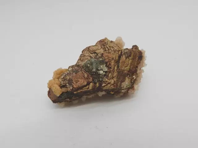 PYRITE On POLYBASITE  w/Quartz -Slovakia Ex. James L. Hefner Coll  *Very Unique*