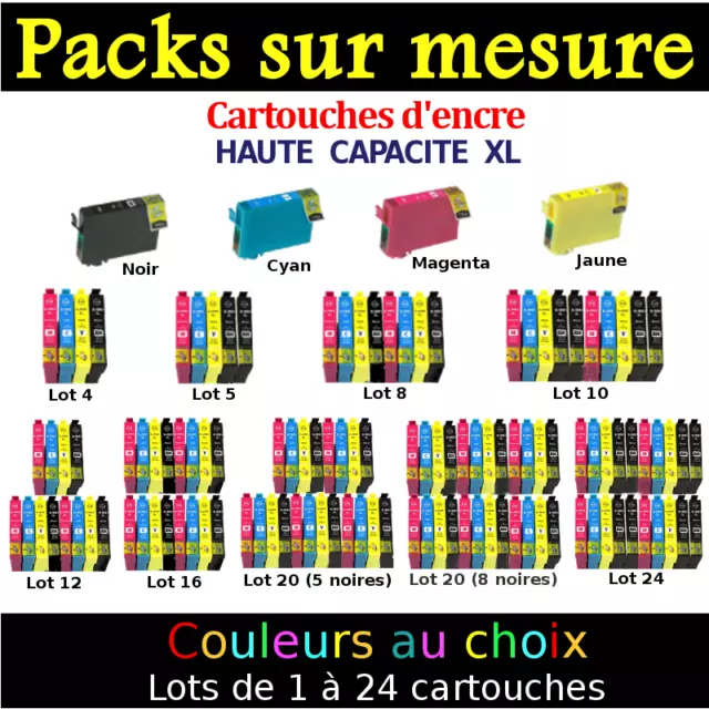 Cartouches compatibles non oem Epson Encre T 29 XL pour imprimante XP-245 XP-247