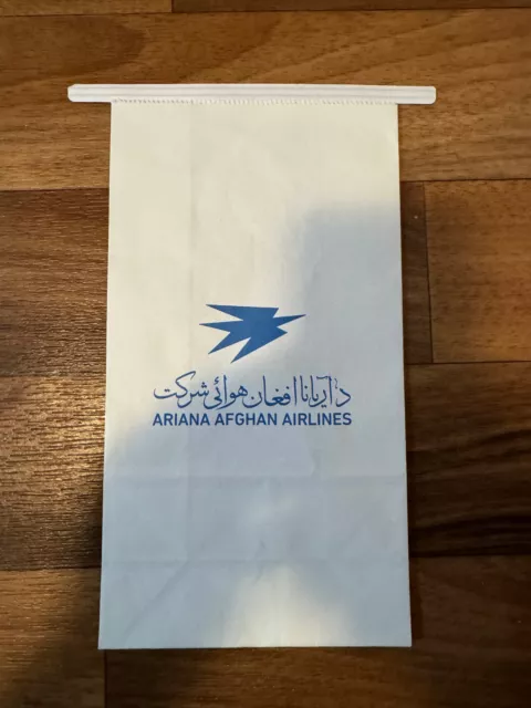 Air Sickness Bag Ariana Afghan Airlines 3
