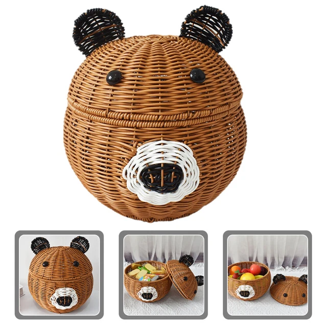 Panier De Ferme Boîte De Rangement Ours Conteneurs De Fruits Panier De Rangement