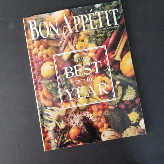 Food Clicker BON APPETIT MAGAZINE January 1995 The Best of the Year Vintage Food ...