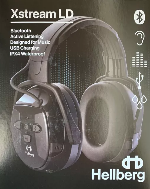 Hellberg Xstream LD Gehörschutz mit Kopfbügel und Bluetooth