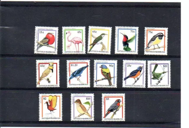 (C480)  Antigua And Barbuda 1995 Birds Part Set Mnh