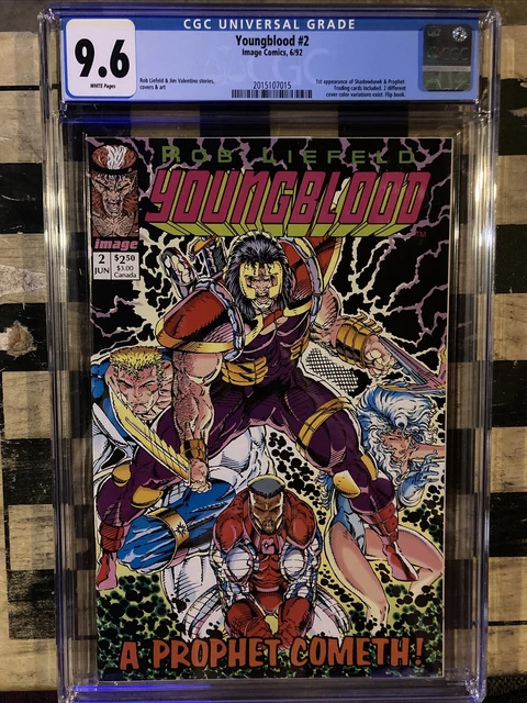 Youngblood #2 CGC 9.6 First appearances of Prophet and Shadowhawk
