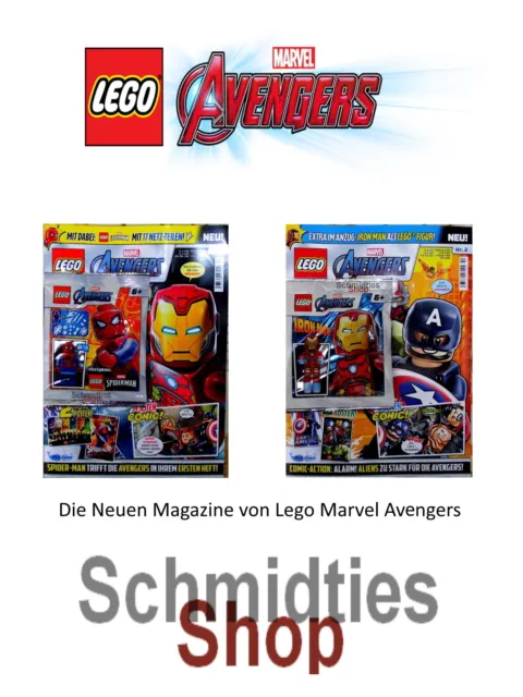 LEGO Marvel Avengers Magazine Ausgabe inkl. Zubehör - Wählen sie ihre Ausgabe!