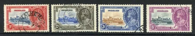 Swaziland SG21/24 1935 Silver Jubilee Set Used
