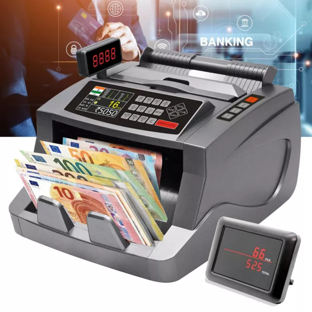 Geldzählmaschine Geldscheinzähler Banknotenzähler Geldzähler Geldprüfer UV MG