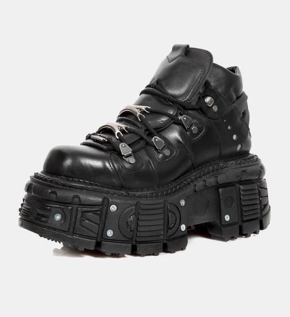 New Rock sneakers CRUST NEGRO + TOWER CASCO NEGRO