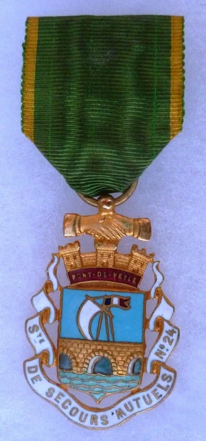 Médaille Société De Secours Mutuels - Valence 1844 - Dubus Paris - Original
