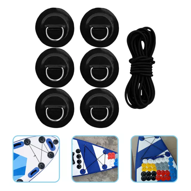 Inflatable Boat D Rings & Bungee Kit - Outdoor Accessories