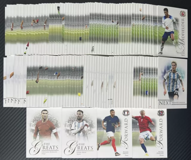 2023 Futera Unique Full Set No.1-No.120 Lionel Messi Mbappe Ronaldo Haaland