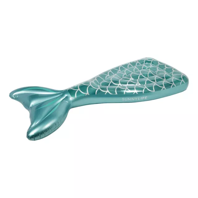 SunnyLife Oversized Inflatable Luxe Lie-On Floats, Mermaid