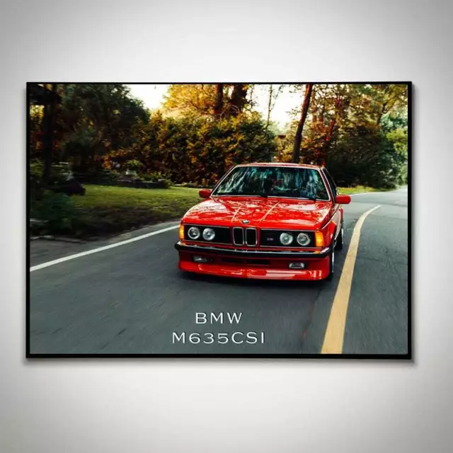 BMW E24 M635CSI M6 print post promo