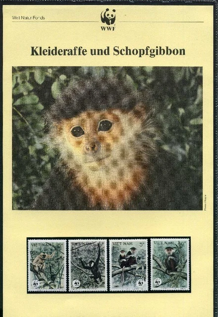 Vietnam 1987 WWF Kleideraffe #GI399