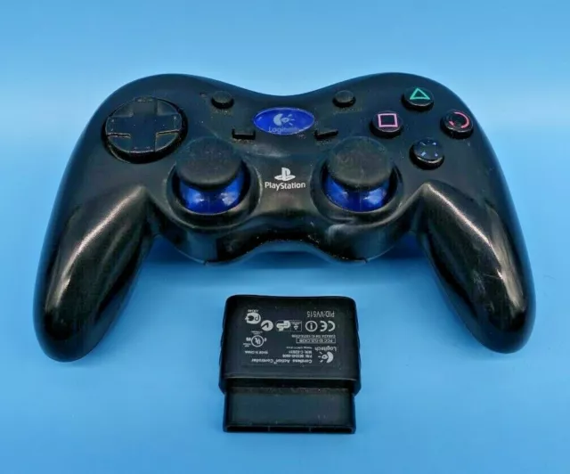 Controlador inalámbrico Logitech PlayStation PS2 G-X2D11 + receptor
