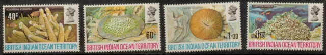 British Indian Ocean Terr Sg41/4 1972 Coral Mnh