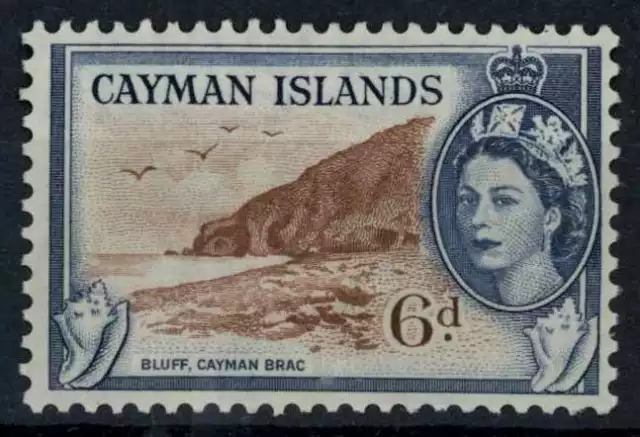 Cayman Islands 1953-62 SG#156, 6d QEII Definitive MH #F6193