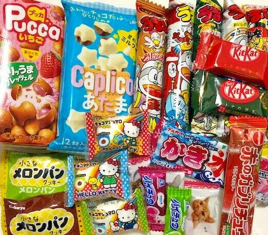 Japanese Candy Cute Sweets Set Chocolate KitKat Cookie Yummy-Stick Hi-Chew etc