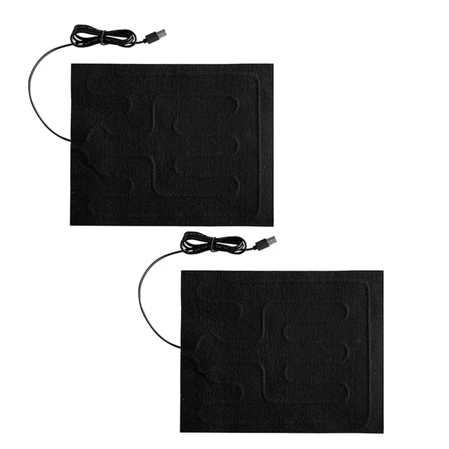 USB Warm Paste Winter Elektrische Heizfolie Haustier Heizkissen 2er Pack U8C6