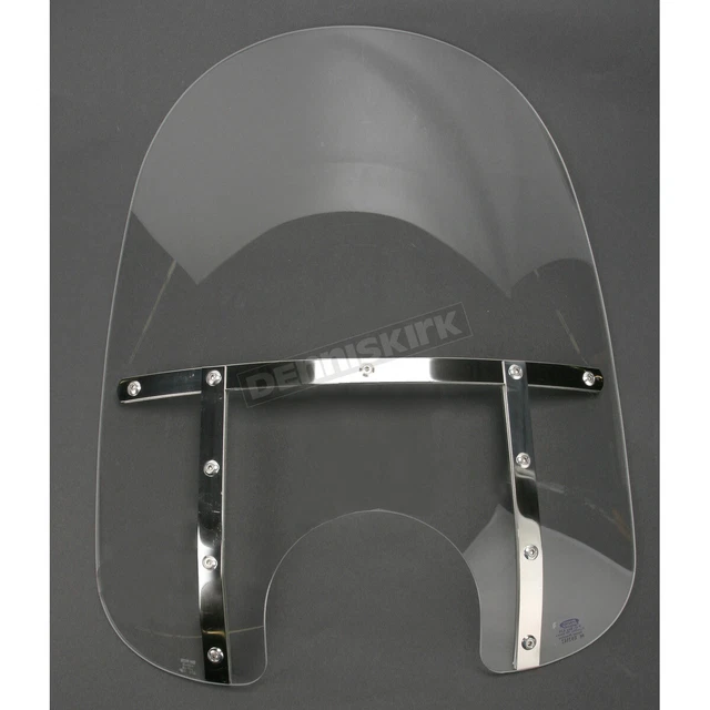 Memphis Fats 19 in. Clear Windshield w/7 in. Headlight Cutout - MEM3310