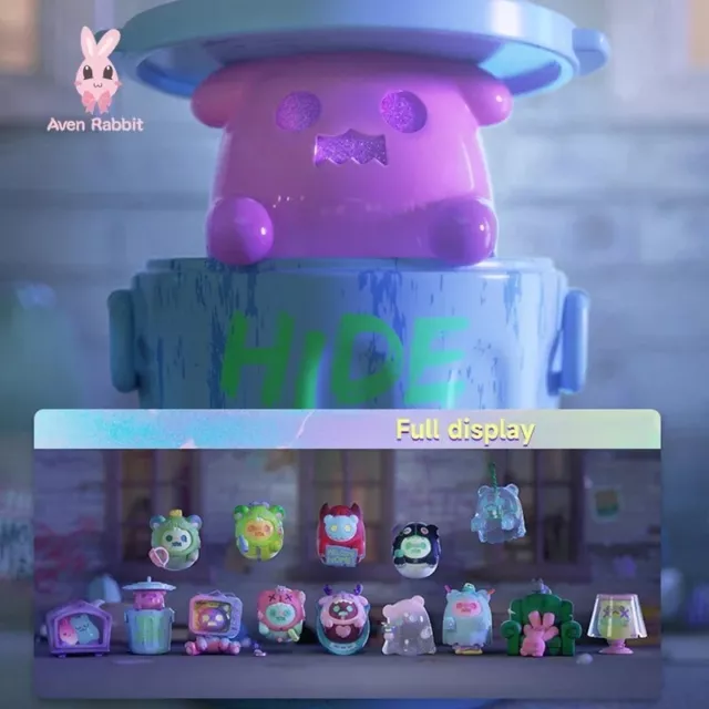 ShinWoo Ghost Bear House Blind Box Mystery Figurine Action Toys Birthday Gift