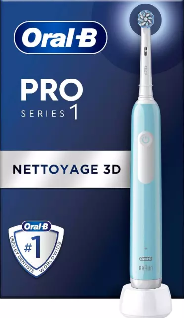 Oral-B Pro 1 Brosse à Dents Cross Action Électrique Rechargeable + 1 Brossette