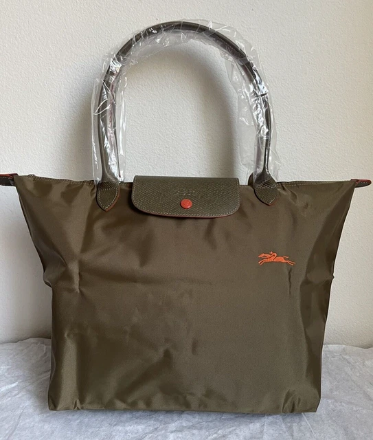 Brand New Longchamp Le Pliage Club Large Nylon Tote Bag L1899619A23 DARK KHAKI