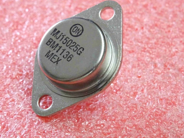 Transistor Puissance MJ15002 PNP 15A 140V 200W 2MHz TO3 Motorola - Neuf