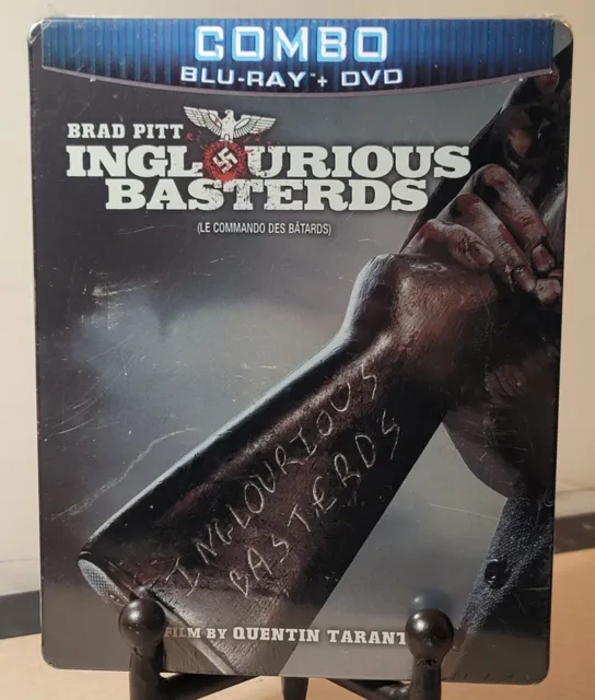 Inglourious Basterds (Blu-Ray/DVD 2009) Rare OOP Steelbook **BRAND NEW**
