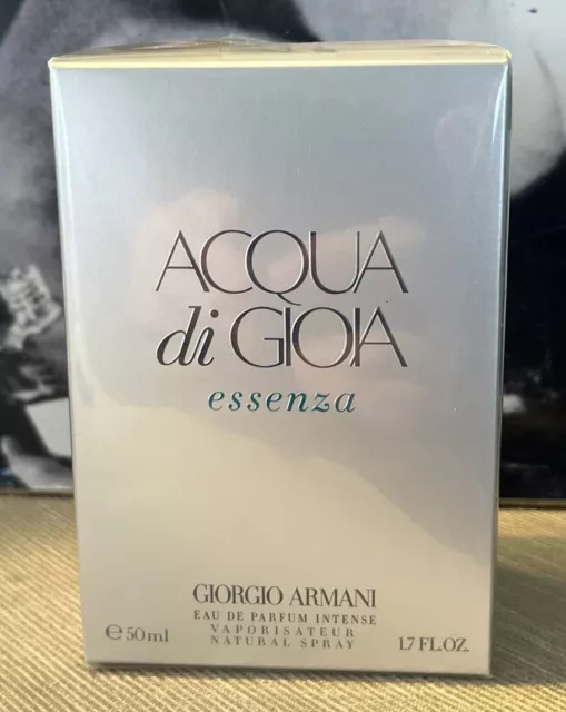 Profumo Donna Armani Acqua Di Gioia “ Essenza “ 50ml Eau De Parfum Discontinued