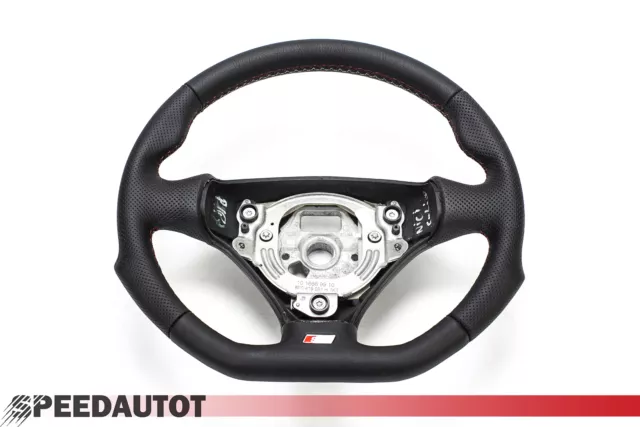 S-LINE SPORT volant aplati volant cuir noir Audi A3 8P, A4 B6, A6 4B 2