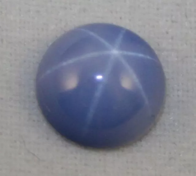 Lab Grown Blue Star Sapphire Loose Gemstone 7Mm Round Gem Cabochon 1.5Ct Sa38